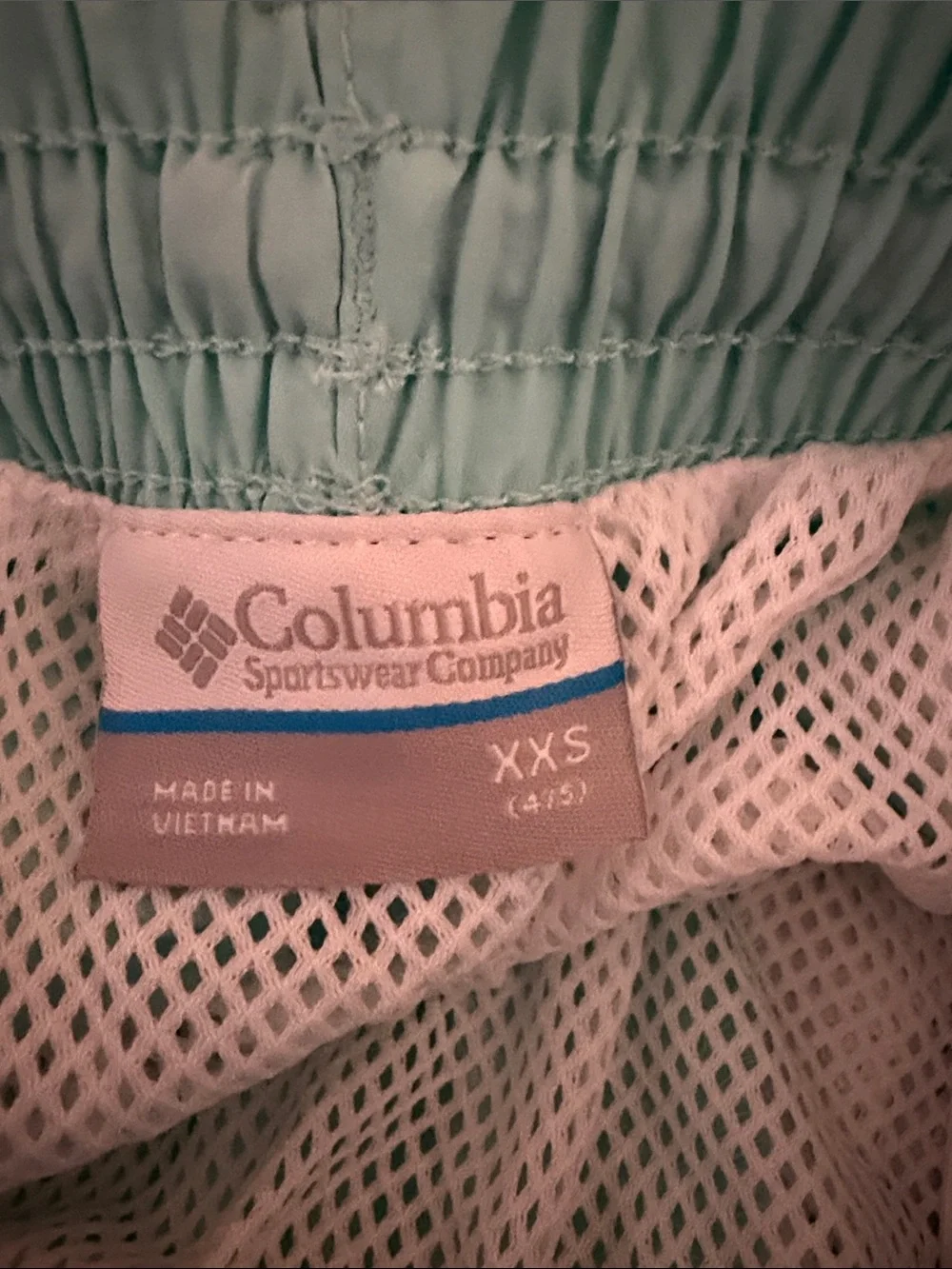 Columbia Light Aqua Kids Swim Trunks